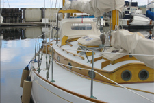 Before brightwork and deck