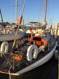 Polaris, at her slip in New York Concordia #71 Polaris